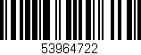 Código de barras (EAN, GTIN, SKU, ISBN): '53964722'