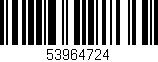 Código de barras (EAN, GTIN, SKU, ISBN): '53964724'