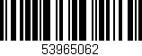 Código de barras (EAN, GTIN, SKU, ISBN): '53965062'