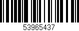 Código de barras (EAN, GTIN, SKU, ISBN): '53965437'