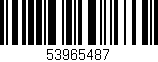 Código de barras (EAN, GTIN, SKU, ISBN): '53965487'
