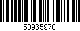 Código de barras (EAN, GTIN, SKU, ISBN): '53965970'