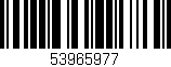 Código de barras (EAN, GTIN, SKU, ISBN): '53965977'