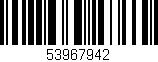 Código de barras (EAN, GTIN, SKU, ISBN): '53967942'