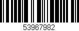 Código de barras (EAN, GTIN, SKU, ISBN): '53967982'
