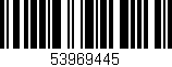 Código de barras (EAN, GTIN, SKU, ISBN): '53969445'