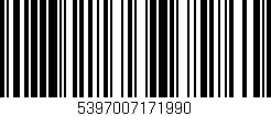 Código de barras (EAN, GTIN, SKU, ISBN): '5397007171990'