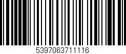 Código de barras (EAN, GTIN, SKU, ISBN): '5397063711116'