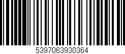 Código de barras (EAN, GTIN, SKU, ISBN): '5397063930364'
