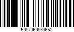 Código de barras (EAN, GTIN, SKU, ISBN): '5397063966653'