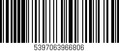 Código de barras (EAN, GTIN, SKU, ISBN): '5397063966806'