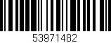 Código de barras (EAN, GTIN, SKU, ISBN): '53971482'