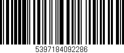 Código de barras (EAN, GTIN, SKU, ISBN): '5397184092286'