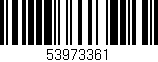 Código de barras (EAN, GTIN, SKU, ISBN): '53973361'