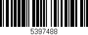 Código de barras (EAN, GTIN, SKU, ISBN): '5397488'