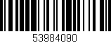 Código de barras (EAN, GTIN, SKU, ISBN): '53984090'
