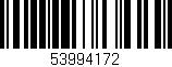 Código de barras (EAN, GTIN, SKU, ISBN): '53994172'