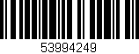 Código de barras (EAN, GTIN, SKU, ISBN): '53994249'