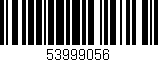 Código de barras (EAN, GTIN, SKU, ISBN): '53999056'