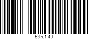 Código de barras (EAN, GTIN, SKU, ISBN): '53lp.1.40'