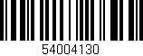 Código de barras (EAN, GTIN, SKU, ISBN): '54004130'