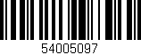 Código de barras (EAN, GTIN, SKU, ISBN): '54005097'