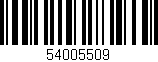 Código de barras (EAN, GTIN, SKU, ISBN): '54005509'