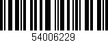 Código de barras (EAN, GTIN, SKU, ISBN): '54006229'