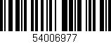 Código de barras (EAN, GTIN, SKU, ISBN): '54006977'