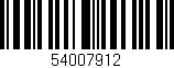 Código de barras (EAN, GTIN, SKU, ISBN): '54007912'