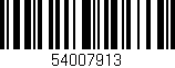 Código de barras (EAN, GTIN, SKU, ISBN): '54007913'