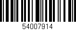 Código de barras (EAN, GTIN, SKU, ISBN): '54007914'