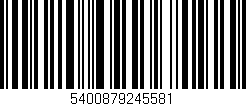 Código de barras (EAN, GTIN, SKU, ISBN): '5400879245581'