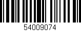 Código de barras (EAN, GTIN, SKU, ISBN): '54009074'
