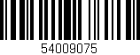 Código de barras (EAN, GTIN, SKU, ISBN): '54009075'