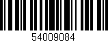 Código de barras (EAN, GTIN, SKU, ISBN): '54009084'