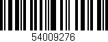 Código de barras (EAN, GTIN, SKU, ISBN): '54009276'