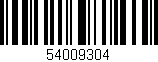 Código de barras (EAN, GTIN, SKU, ISBN): '54009304'