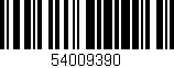 Código de barras (EAN, GTIN, SKU, ISBN): '54009390'