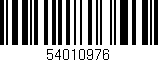 Código de barras (EAN, GTIN, SKU, ISBN): '54010976'