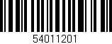 Código de barras (EAN, GTIN, SKU, ISBN): '54011201'