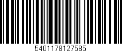 Código de barras (EAN, GTIN, SKU, ISBN): '5401178127585'