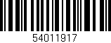 Código de barras (EAN, GTIN, SKU, ISBN): '54011917'