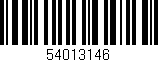 Código de barras (EAN, GTIN, SKU, ISBN): '54013146'
