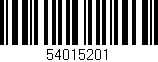 Código de barras (EAN, GTIN, SKU, ISBN): '54015201'