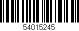 Código de barras (EAN, GTIN, SKU, ISBN): '54015245'