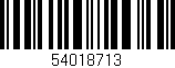 Código de barras (EAN, GTIN, SKU, ISBN): '54018713'