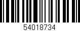 Código de barras (EAN, GTIN, SKU, ISBN): '54018734'
