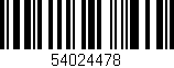 Código de barras (EAN, GTIN, SKU, ISBN): '54024478'