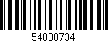 Código de barras (EAN, GTIN, SKU, ISBN): '54030734'